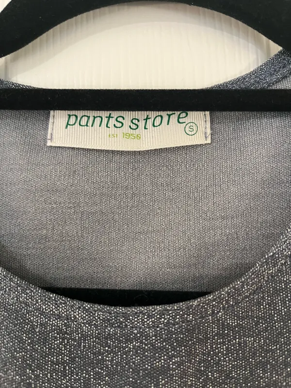 Pants Store Crop Top Silver  - Image 3