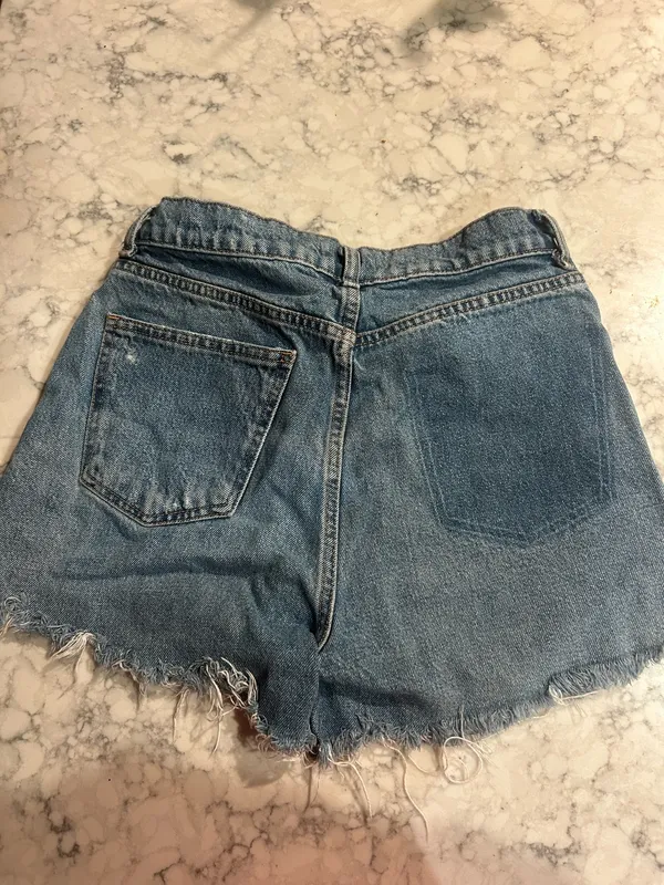 ZARA Denim Shorts High-Rise - Image 3