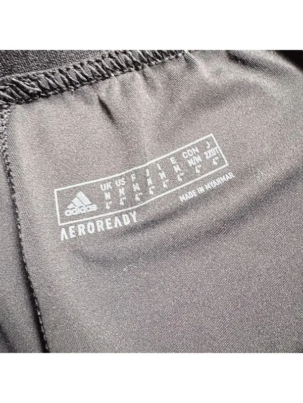 Adidas Black Aeroready Athletic Shorts - Image 3