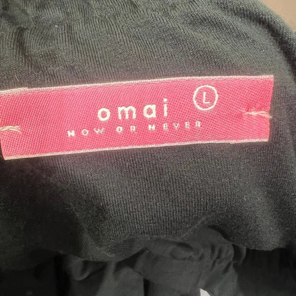 Omai Black Off the Shoulder Ruched Bodycon Mini Dress Size Large - Image 4
