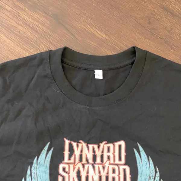 Source Unknown New unworn Black Lynyrd Skynyrd Free Bird Eagle Graphic Print T-shirt L - Image 3