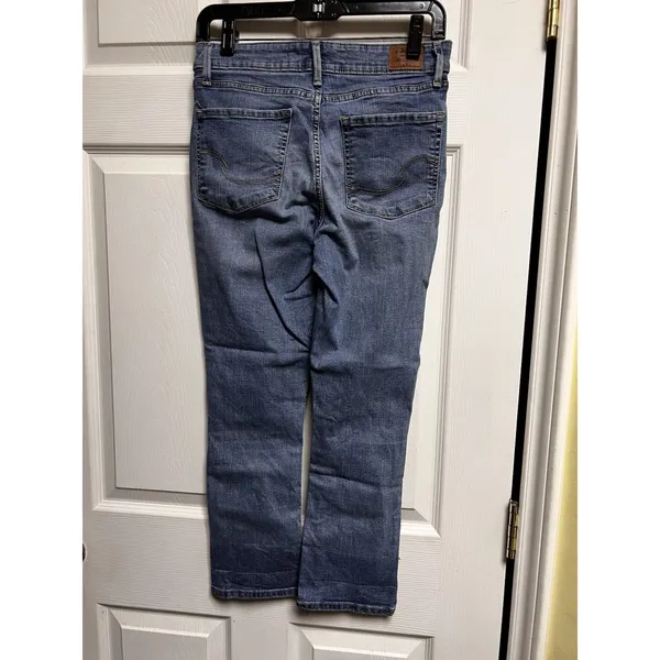 Signature by Levi Strauss‎ Women Blue Mid Rise Capri Jeans Size 4 W27 74906-0020 - Image 2