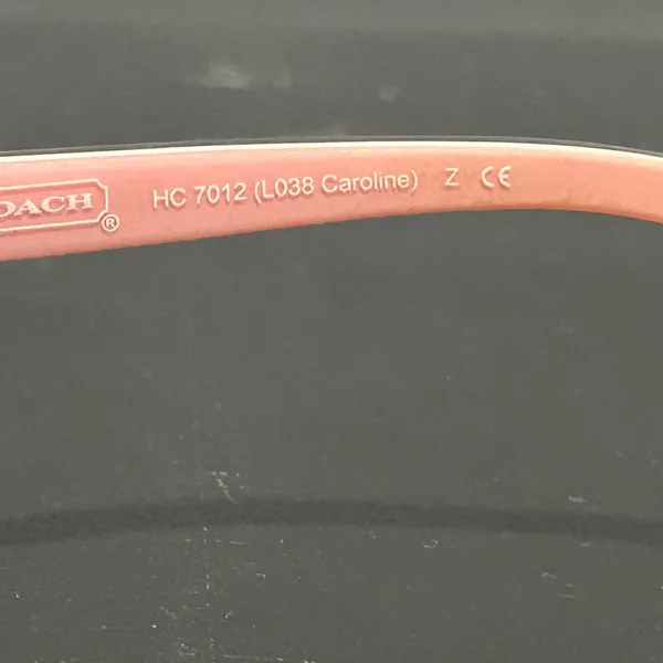 Coach Stylish Black and Silver Sunglasses - Image 4
