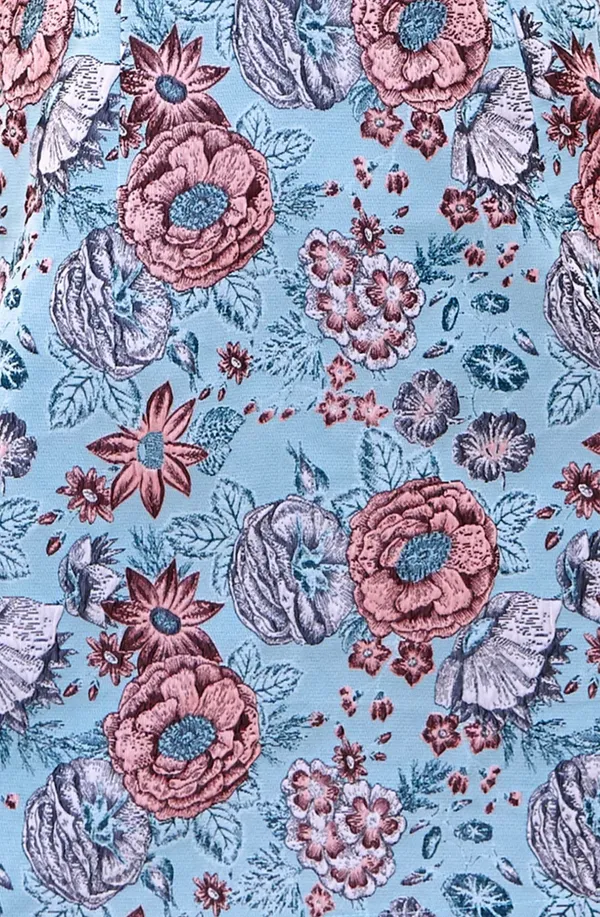 Hello Molly Blue Floral Mini dress - Image 3