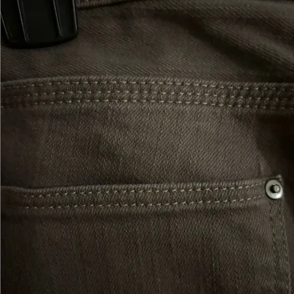 Zara basic jeans. Brown size 8.  Like new‎ - Image 3