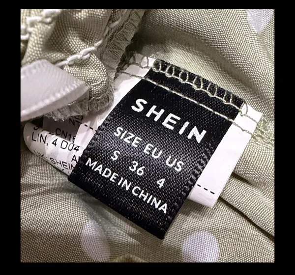 Shein Olive Green high waste Polk dot wide leg pants - Size Small with Bag. Gently warn once and excellent condition. Measurements approximately 12” waste not fully stretched out from elastic waste band x 12” rise x 43” long. None smoking home. Priced to sell at as is condition. Don’t like my price, make reasonable offer. - Image 4
