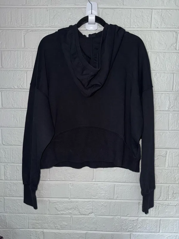 NWT JOYLAB M women’s French Terry 1/2 Zip Hooded Pullover Sweatshirt Sz M✨ - Image 7