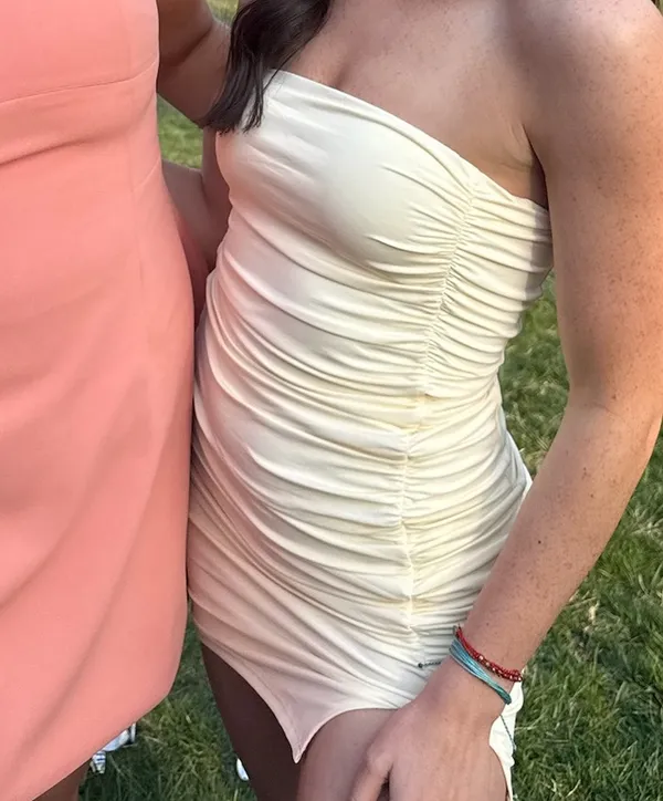 Amazon Yellow mini dress - Image 3