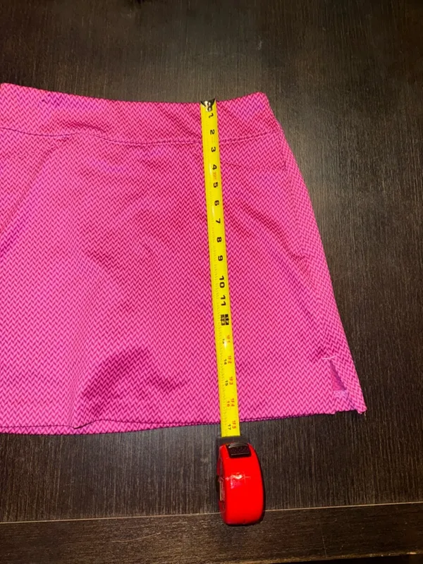 Lady Hagen Hot Pink Athletic Skort with Chevron Texture - Image 5