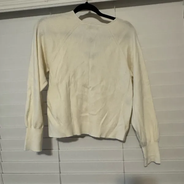 White ribbed Abercrombie & Fitch sweater - Image 2