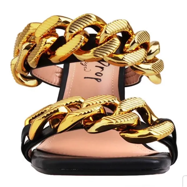 LEMON DROP by PRIVILEGED chain heels sold at Dolls Kill Size 10 - Image 5