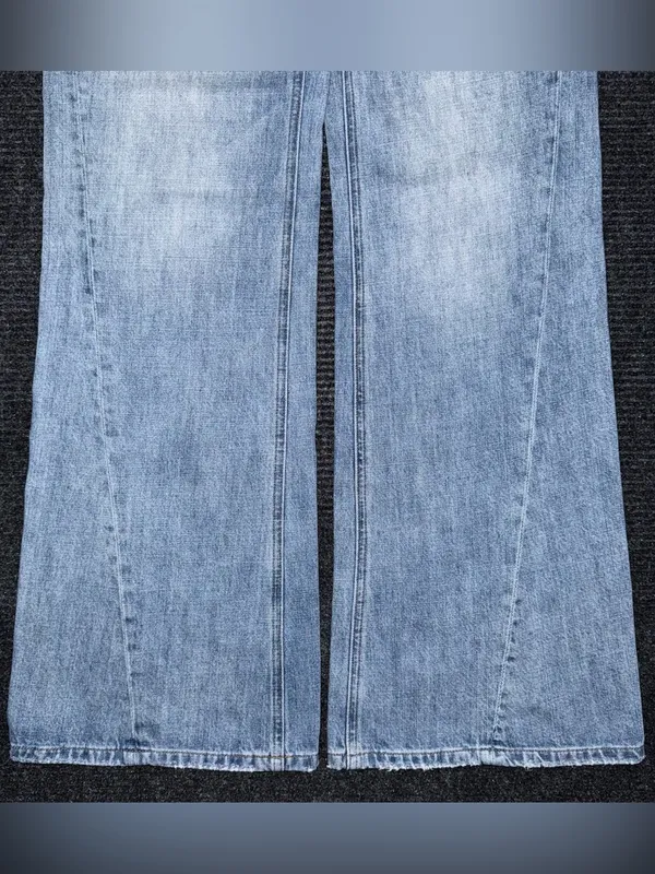 PISTOLA Ruby High Rise Palazzo Wide Leg Jeans Othello Light Wash Size 24 Seamed - Image 5