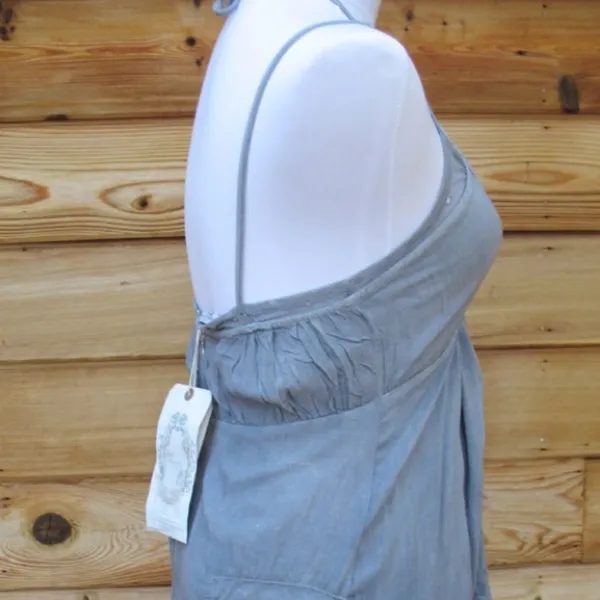 NWT Blue Halter Top Blue Size XS - Image 6