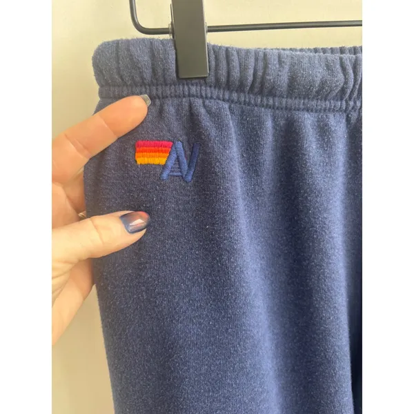 Aviator Nation 5 Stripe Sweatpants Large Unisex athleisure‎ layered maximalist - Image 3
