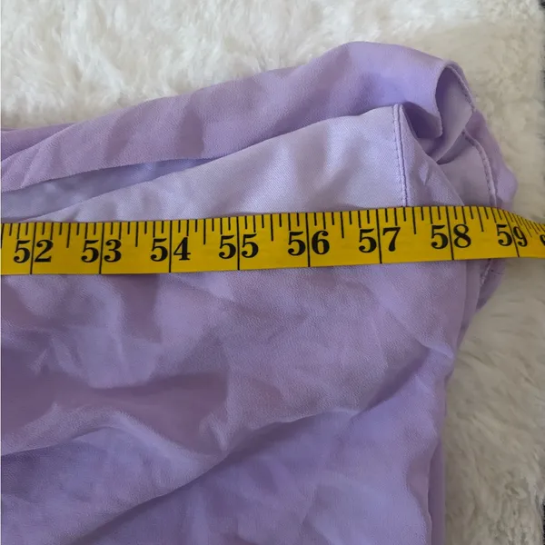 Lulus Glamorous Disposition Lavender Ruched Maxi Dress Size XS Bridesmaid Formal - Image 7