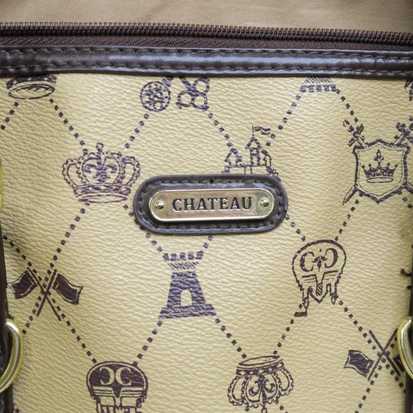 Vintage Y2K Chateau Shoulder Tote Bag - Image 5