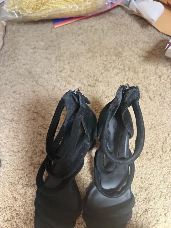 Rebecca Minkoff Black Strappy Heels - Image 2