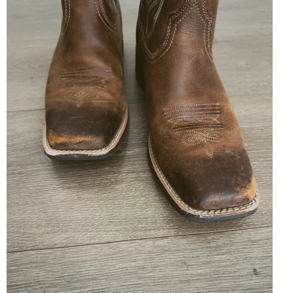 Ariat 10018528 Women's Round Up Square Toe Western Boot Cowgirl Rodeo Size 9B - Image 6