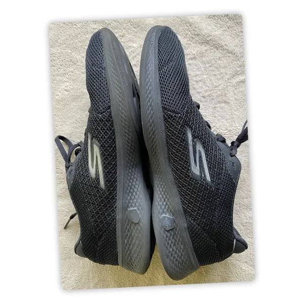 Skechers Go Walk Black Mesh Walking Sneakers Womens Size 9 Lightweight - Image 3