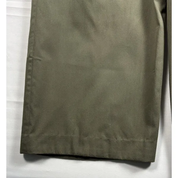 1.STATE‎ Womens Olive Tree Wide Leg Lace Up Front Pants Size L NWT 8199354 - Image 5