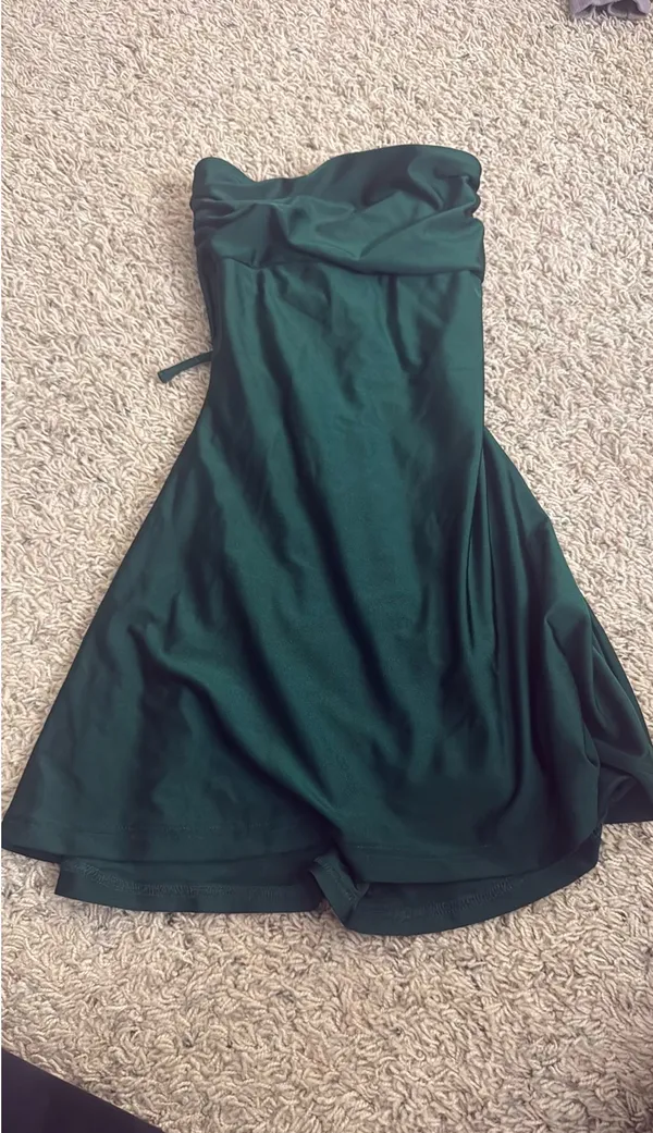 Green Windsor Emerald Dress Satin - Image 3