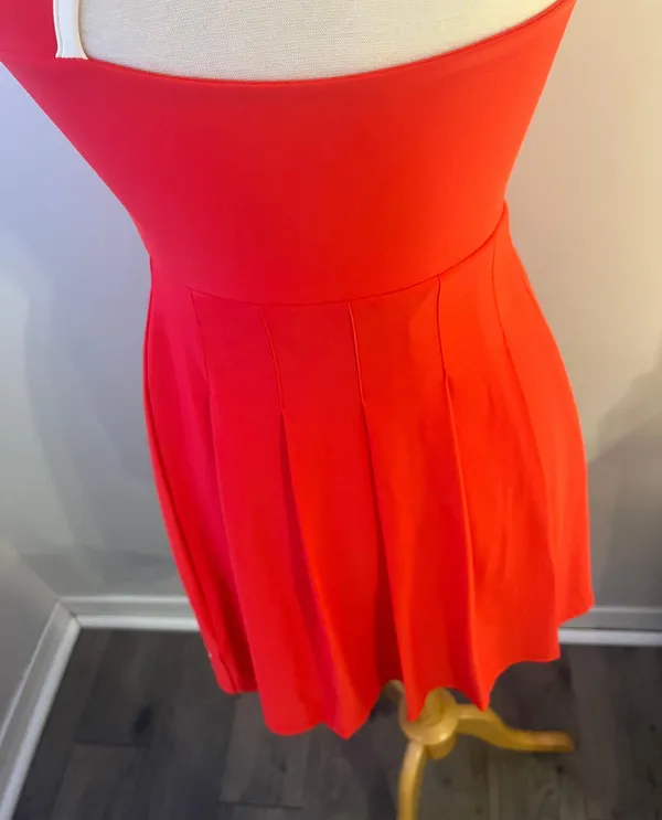 Red Pickle ball Tennis Dress - Image 8