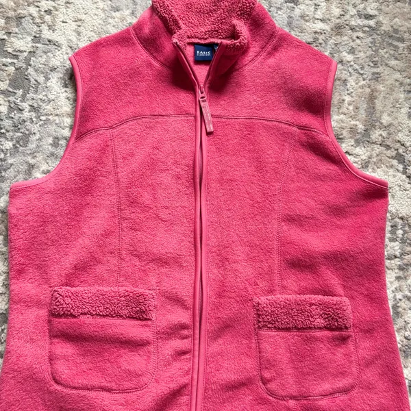 Basic editions XL pink fleece vest - Image 6