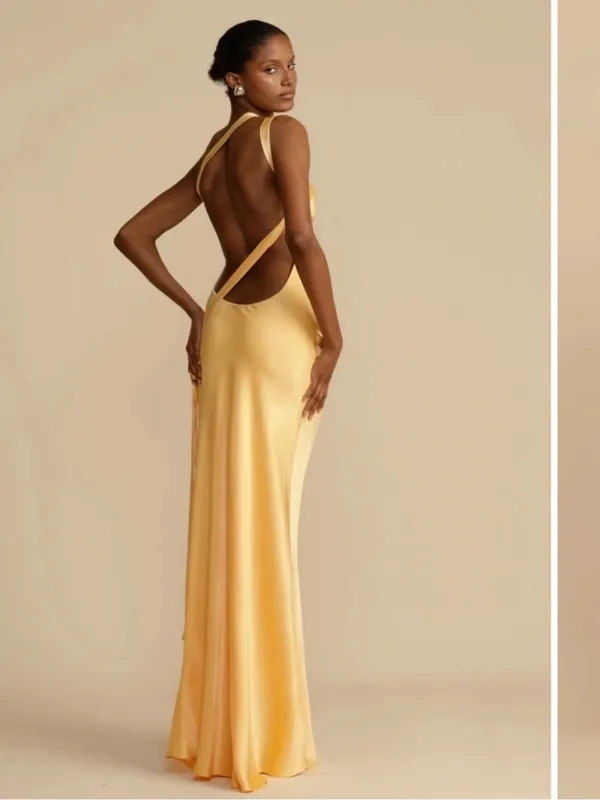 Arcina Ori yellow dress Monique Dress in color sunshine - Image 2