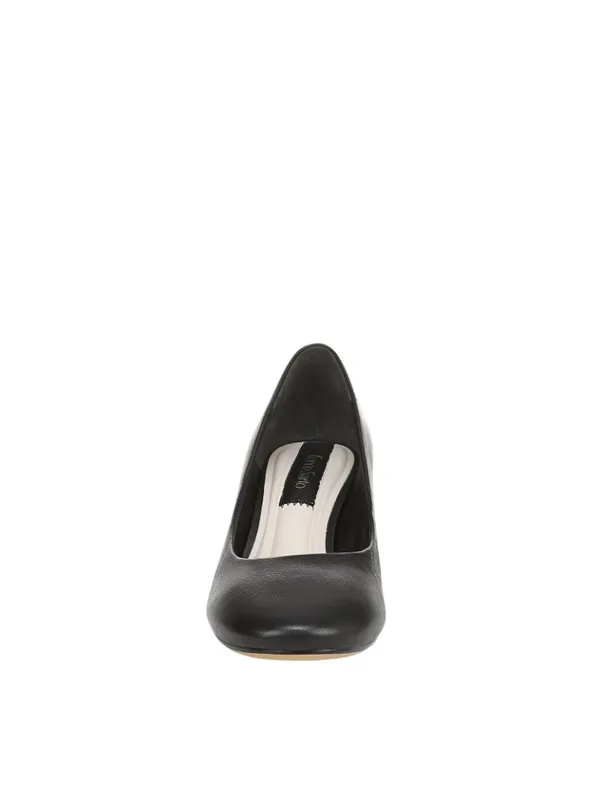 NWT Franco Sarto Womens Kamari Pump Low Heel J8421L1 Black Leather 7.5M - Image 2