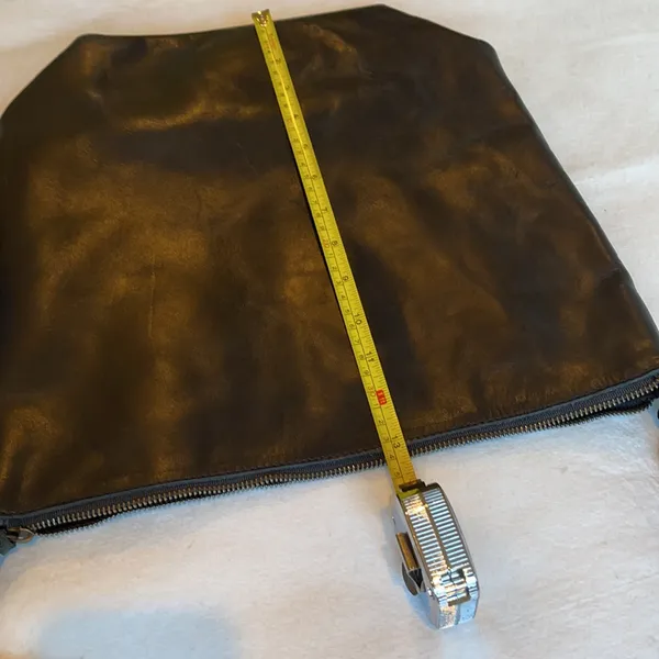 Fashionable Local and Global Sturdy Black Leather Shoulder Bag Purse - Image 11