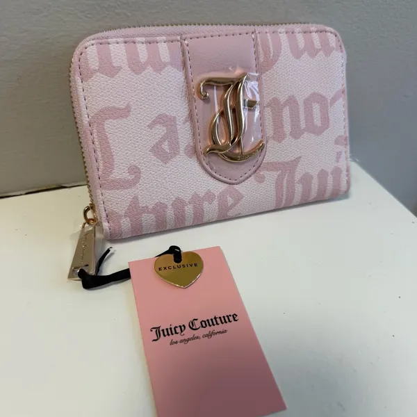 Juicy Couture light Pink logo zip wallet - Image 2