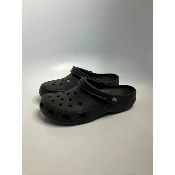 Crocs Classic Clogs Mens 8 Womens 10 Black Good Slip On Water Friendly Shoes - Image 3