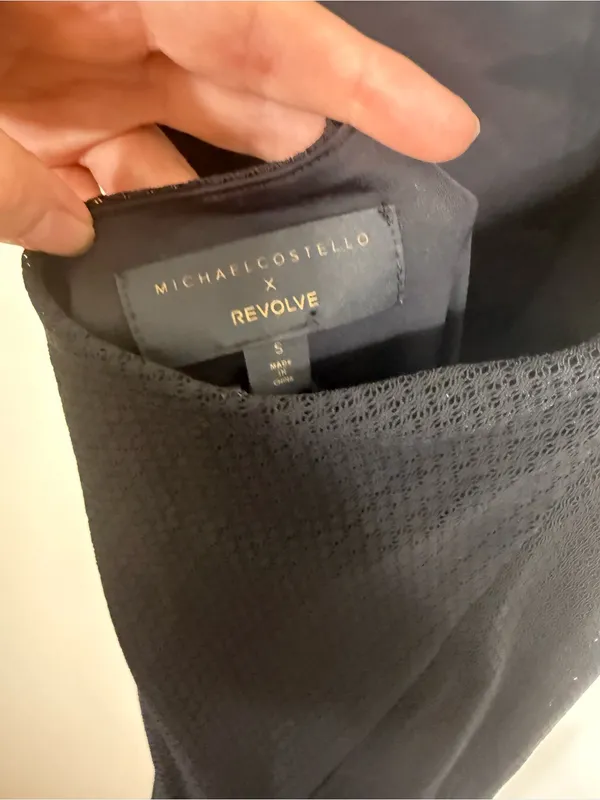 NWT Michael Costello X Revolve Nolan Maxi Dress Black Small - Image 7