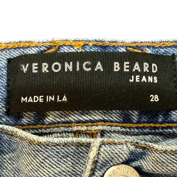 Veronica Beard Blake Classic Straight High Rise Tulum Wash Denim Jeans‎ Size 28 - Image 5