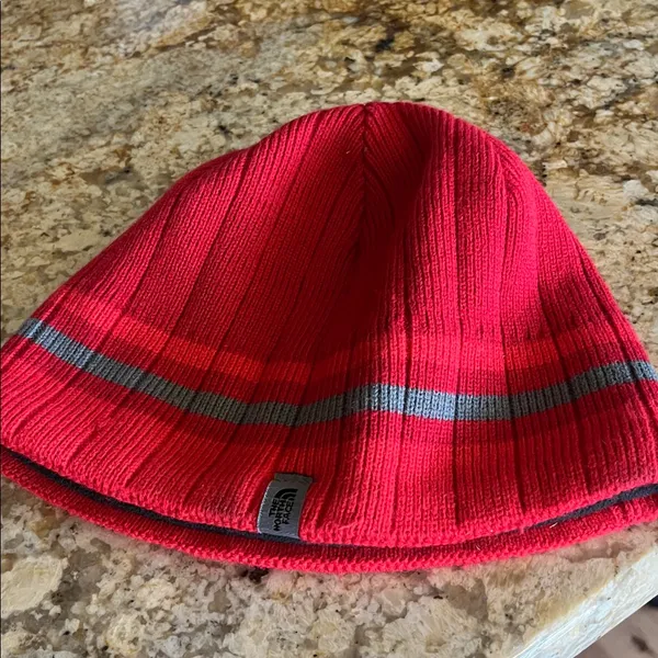 The North Face Red Beanie Unisex Women’s Girls Boys - Image 6