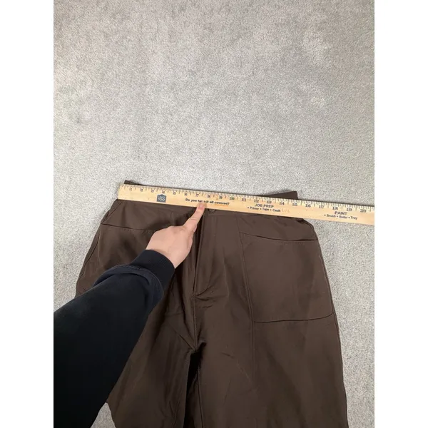 L.L.‎ Bean Misses L Nylon Brown Lined Padded Outdoor Shorts Regular ODQL4 - Image 6