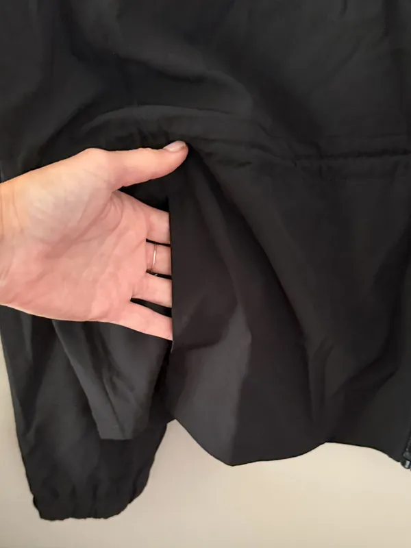 🖤VIVELY Black Running Jacket Full Zip Drawstring Waist Peplum🖤 ~medium 🆕 - Image 7