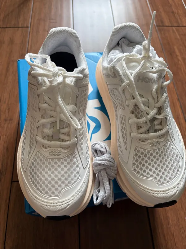 Hoka Clifton One9 Running Shoes - Frost/Cosmic Grey | Women’s Size 6 - Image 8