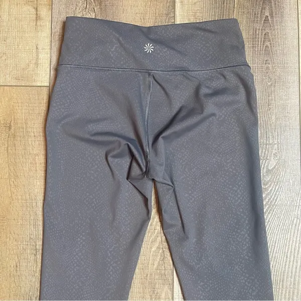 Athleta Gray‎ Workout Yoga Leggings Size Small 27" Tight - Image 8