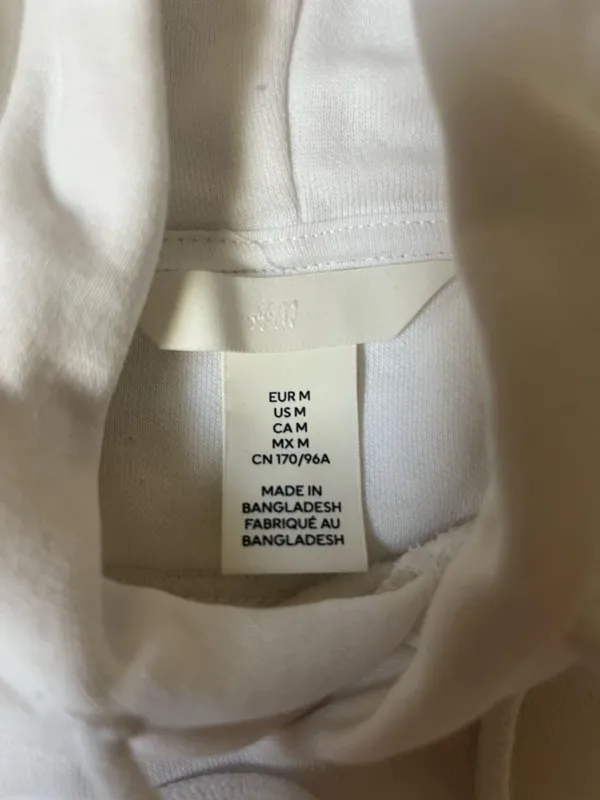 White H&M Sweatshirt - Image 2