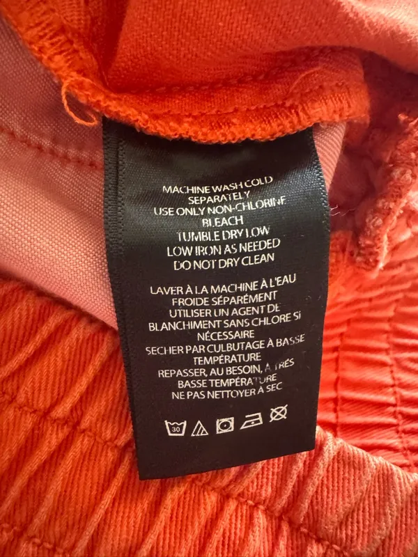 Urban Outfitters BDG orange 100% cotton shorts‎ Women's Small - Image 6