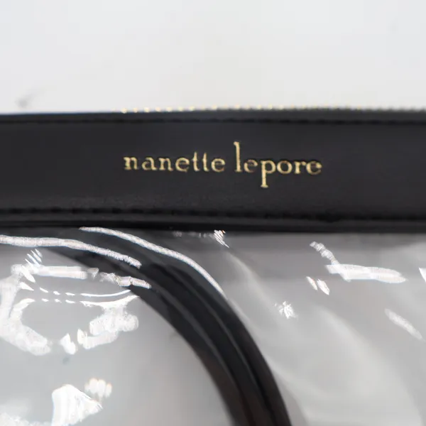 Nanette Lepore Womens Handbag Clear Transparent Adjustable Strap Crossbody Bag - Image 2