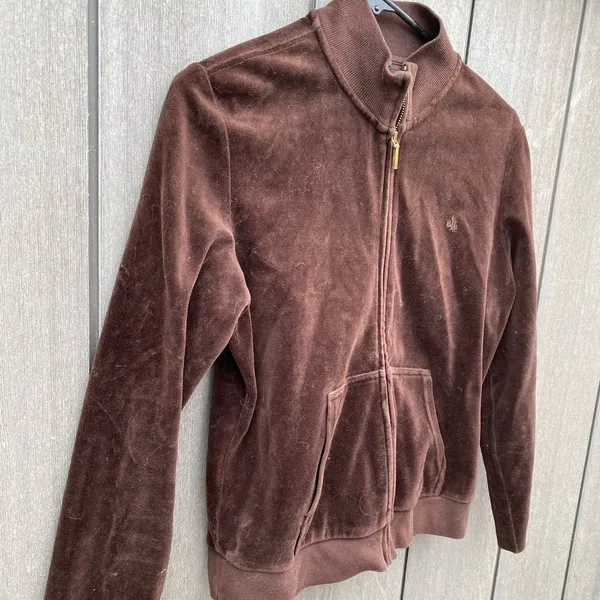 Vintage‎ Lauren Ralph Lauren Velour Jacket - Image 2