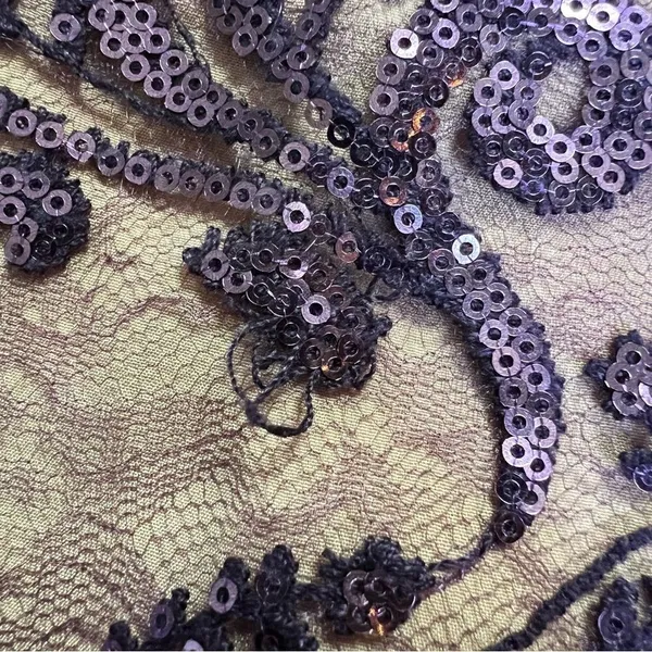 Free People Night Shimmer Mini-Dress Size 0 Sundown Purple Sequins Sleeveless - Image 15