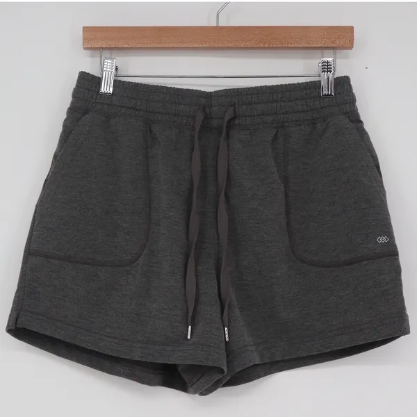 LEG3ND Charcoal Gray Heathered Athletic Lounge Shorts Size M - Image 2