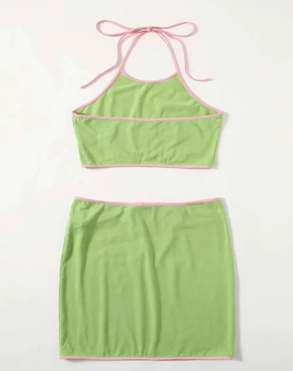 Skirt And Crop Top Set - Image 4
