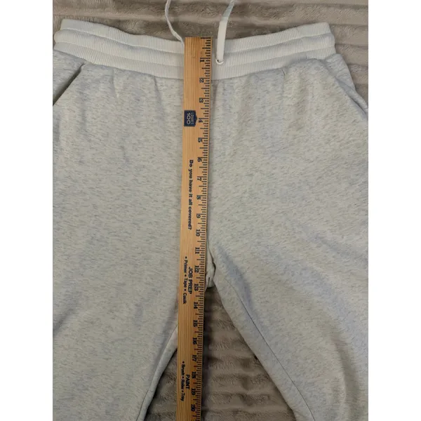 Athleta Jogger Pants Womens M Gray Sweatpants Zip Ankle Athleisure Lounge - Image 6
