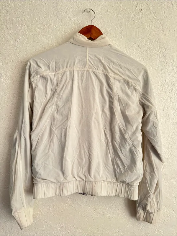 Lululemon Jacket Womens 4 White Gray Nylon Reversible - Image 6