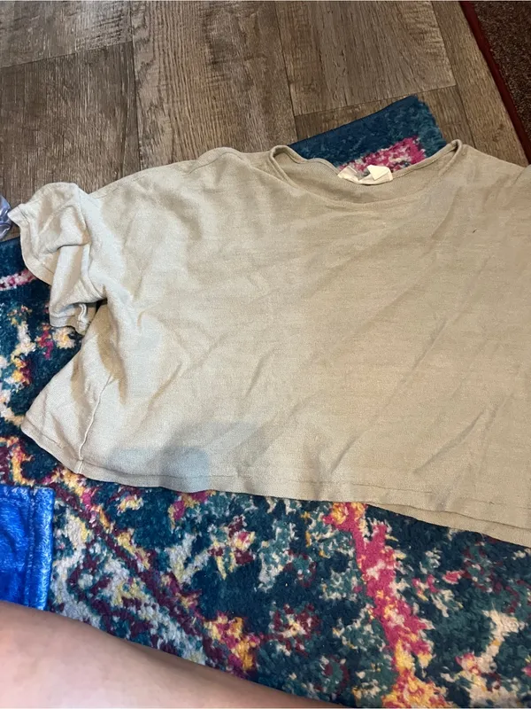 Parachute Women's Short-Sleeve Crewneck Top in Light Olive - Image 2