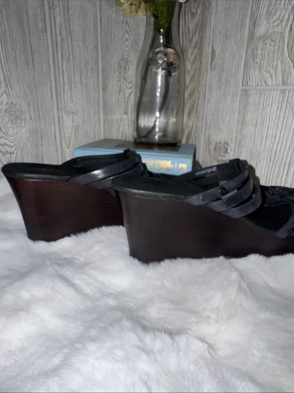 UGG Black Multi-Strap Leather Slide Sandals - Image 7